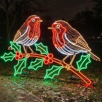 Decoración de Faroles para Parques de Atracciones, Personalizada de Fábrica, para Navidad, Uso Interior/Exterior, Espectáculo de Luces para Parques Temáticos
