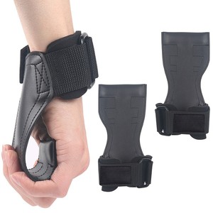 Non Slip Fitness Lifting Straps Men's Wrist Wraps Palm Protection Gloves for Weightlifting Pull Ups <b>Dumbbell</b> Workouts - Product Image 2