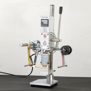 Machine à estamper à chaud le cuir, petite presse manuelle numérique pour logo personnalisé, machine à estamper à chaud pour le bois, le PVC et le <span class=keywords><strong>papier</strong></span> - Product Image 3