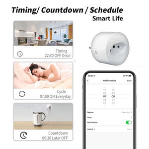 Prise intelligente WiFi MT-EU 16A avec fonction de surveillance de la consommation, minuterie et commande vocale, fonctionne avec un compteur d'énergie - Product Image 5