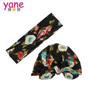 De alta calidad de impresión <span class=keywords><strong>turbante</strong></span> sombrero <span class=keywords><strong>y</strong></span> abrigo conjunto de diadema para mamá <span class=keywords><strong>y</strong></span> bebé - Product Image 4
