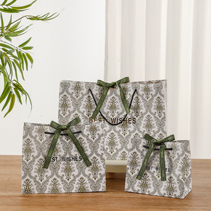 Sac en papier laminé personnalisé de haute qualité, <span class=keywords><strong>prix</strong></span> abordable, respectueux de l'environnement, avec logo imprimé en offset, promotionnel - Product Image 4
