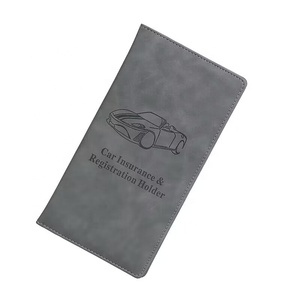 Organizador de Documentos para Auto, Piel Sintética, para Registro, Tarjeta de Seguro, Personalizable, Venta al Por Mayor de Fábrica OEM - Product Image 5