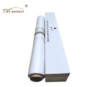 8-10mic HDPE /PE film plastique automobile film de masquage de surpulvérisation pour couverture de voiture <span class=keywords><strong>peinture</strong></span> d'atelier de <span class=keywords><strong>carrosserie</strong></span> - Product Image 4