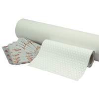 Papier d'emballage alimentaire imprimé et enduit avec logo personnalisé et couche de papier aluminium, rouleau de papier à beurre pour emballage