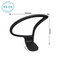 KEDE Prix de gros – Accoudoir ergonomique fixe pour chaise de bureau, moulé intégralement en plastique, support de bras fixe pour chaise de bureau informatique