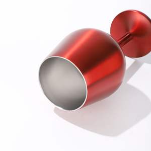 Gobelet à vin isotherme à double paroi de 10 oz, gobelets à vin en acier inoxydable, verres à vin - Product Image 5