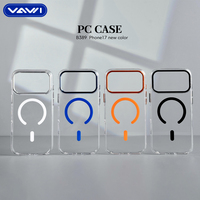 Coque magnétique antichoc haute transparence VAWI B389 pour iPhone 17 Pro Max – Étui transparent pour iPhone 17 Pro/Air