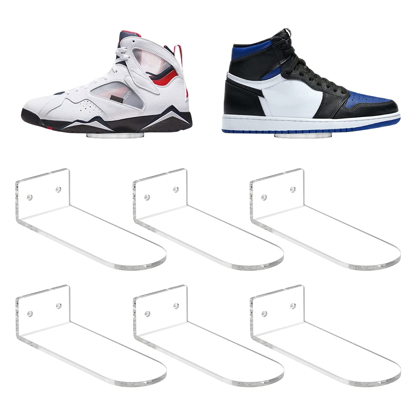 Плавающая подставка для обуви-6 Полка для обуви для стен для выравнивания обуви стенд для украшения Hypebeast комнаты