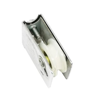 Aksesori jendela pintu pabrik profesional roda nilon perangkat keras bahan Aluminium roda santai rol katrol jendela - Product Image 1