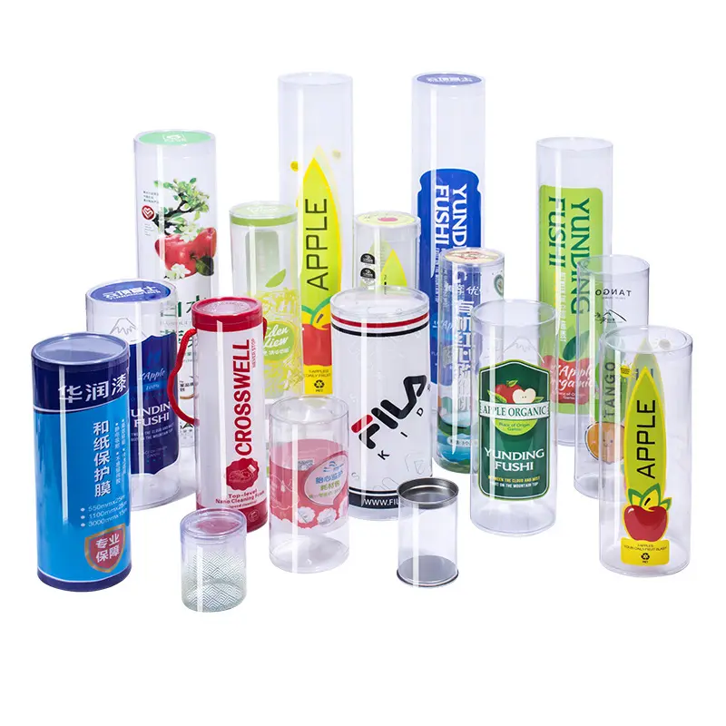 ROHS標準材料透明PCPVC PETGPCTG透明化粧品プラスチック包装チューブ