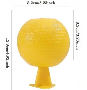 Piège à <span class=keywords><strong>mouches</strong></span> jaunes écologique à colle super adhésive, imperméable et jetable pour cuisines, intérieurs, balcons et poubelles - En stock - Product Image 2
