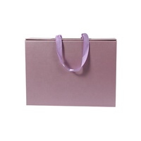 Grand sac à main de luxe personnalisé Boîtes d'emballage cadeau en forme de livre avec finition en aluminium Affichage sacs à main sacs à main avec logo personnalisé