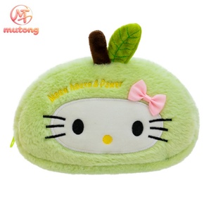 Astuccio in Peluche a Forma di Personaggio Carino, Grande Capacità, per Studenti, Portaoggetti per Cancelleria e Cosmetici, Borsa Portamonete in Peluche a Forma di Cibo e Animali - Product Image 1