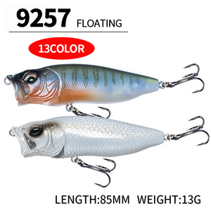 Esca Artificiale Bionica Sistema Superficiale in Acciaio Inox 85mm/13g <span class=keywords><strong>per</strong></span> Lancio a Lunga Distanza con Ami <span class=keywords><strong>per</strong></span> Pesca al <span class=keywords><strong>Bass</strong></span> 9257 - Product Image 3