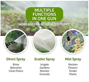 Aspersor de Impacto Ajustável POM 3/4\" 80B2A - 360 °   Bico de Água Rotativo para Sistema de Irrigação de Fazenda, Pomar e Jardim - Product Image 6