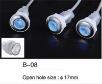 Lampe à changement de couleur de lumière LED d'aromathérapie en cuivre pour spa de massage de salle de douche