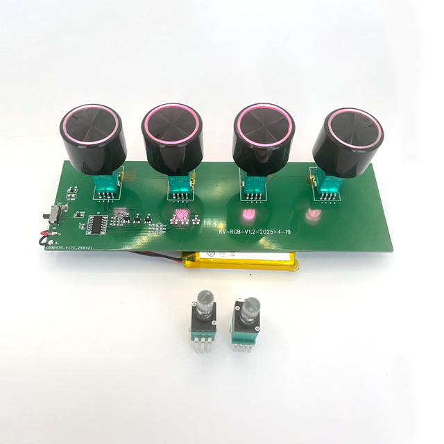 9mm Rotary Potentiometer with Switch Clear Shaft for Adjustable Multi-Color RGB Light Control B102 Light Dimmer Potentiometer