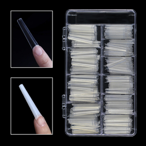 <span class=keywords><strong>Uñas</strong></span> <span class=keywords><strong>de</strong></span> etiqueta privada extra <span class=keywords><strong>largas</strong></span> XXL gel <span class=keywords><strong>de</strong></span> mezclilla puntas <span class=keywords><strong>de</strong></span> <span class=keywords><strong>uñas</strong></span> transparentes 500 piezas - Product Image 1