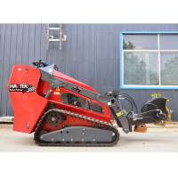 HAVTEK Skid Steer Euro 5 Epa Diesel Skid Steer Mini Track Skid Steer Loader 1300kg foresta traccia tosaerba ad alte prestazioni