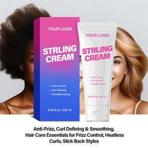 Gel Coiffant Hydratant Lissant 3-en-1 Sous Marque Privée, Crème Coiffante Anti-Frisottis pour Cheveux Bouclés - Product Image 5