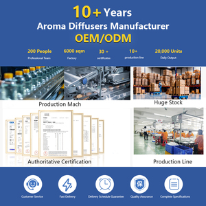M1201 điện kim loại khách sạn siêu âm hương liệu máy tinh dầu khuếch tán dẫn ánh sáng công suất lớn thông minh từ xa - Product Image 5