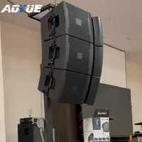 Système de haut-parleurs Line Array professionnel à deux voies, 12 pouces, à gamme complète passive, avec aimant néodyme et guide d'ondes à entraînement différentiel