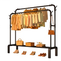 Porte-vêtements de luxe moderne pour salon, boutique, rangement de vêtements, présentoir de vêtements