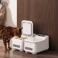 DRH Distributeur automatique intelligent de nourriture humide pour chats avec refroidissement semi-conducteur, Vente en gros