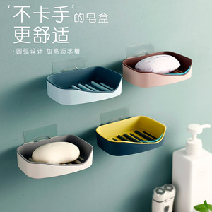 Wall Mounted Soap Dish Double Layer Drainable Mildew Proof For Bathroom Home Dormitory Use - Product Image 2