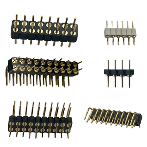 1.271.778/2.0/2.54mm SMT 3P 12V Brass Male Round Hole <b>Pin</b> Header PCB Connector Machined Precision Turned <b>Pins</b> - Product Image 1