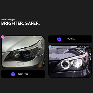 Kit de Conversión de Faros Delanteros LED H4 para BMW Serie 5 E60 2003-2010 - 12V 36W 6000K 6000 Lúmenes, Luces Diurnas e Intermitentes, Nuevo - Product Image 3