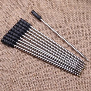 Bán Lẻ Mới Nạp Đầy Mỏng Cho Bút Bi Mực Màu Xanh Đen Mực Kim Loại Đơn Nạp Lại Viết Trơn Tru - Product Image 6