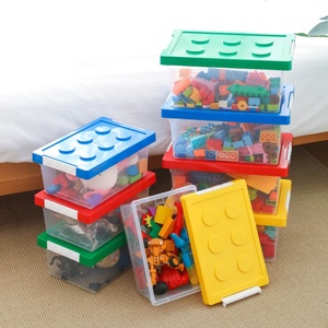 Organisateur de rangement pour jouets, étagère de rangement pour jouets, boîte de rangement pour jouets pour enfants, boîte à jouets pour la chambre à coucher, la salle de jeux, l'organisation et la décoration de la pièce - Product Image 2