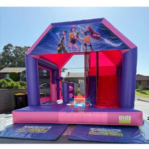 <span class=keywords><strong>Castillo</strong></span> Inflable Comercial de Alta Calidad, Estilo Coreano, Combinado, Material de PVC, para Alquiler en Exteriores, con Certificación CE - Product Image 1