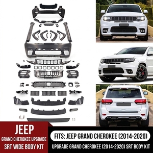 Kits de Parachoques Delanteros y Traseros, Difusor de Capó para Jeep Grand Cherokee 2013-2021, Actualización Facelift, Estilo SRT, Kits de Conversión de Carrocería - Product Image 1