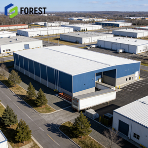 Taller de Estructura de Acero Ligero Ignífugo en Filipinas con Planta de Fabricación de Paneles Sándwich para Almacenamiento de Materia Prima - Product Image 1