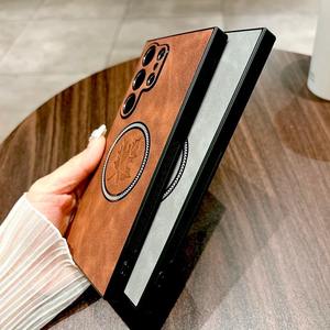 เคสป้องกันการตกสำหรับ Apple 13 "สำหรับ <span class=keywords><strong>iPhone</strong></span> 15 14 PRO MAX <span class=keywords><strong>7</strong></span> <span class=keywords><strong>plus</strong></span> เคสหนังพื้นผิวเคสแม่เหล็กไฟฟ้าแบบพิเศษ - Product Image 4