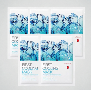 Cell Fusion C Post Alpha First Cooling Facial Mask Sheet 5 Sheets Soothing Calming Hydrating Repair Skin Care Facial Mask Set - Product Image 5