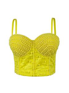 2025 donne nuovo modello di <span class=keywords><strong>perla</strong></span> che indossa il corpo che scolpisce il reggiseno di osso di pesce con il petto cuscinetto corsetto Topr Favor - Product Image 6