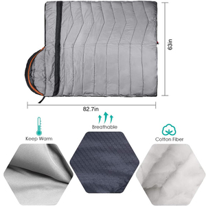<span class=keywords><strong>Sac</strong></span> <span class=keywords><strong>de</strong></span> <span class=keywords><strong>couchage</strong></span> d'extérieur confortable pour adulte, <span class=keywords><strong>sac</strong></span> <span class=keywords><strong>de</strong></span> <span class=keywords><strong>couchage</strong></span> d'urgence léger et chauffant <span class=keywords><strong>de</strong></span> survie thermique - Product Image 3