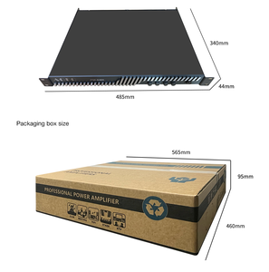 Amplificador de Potencia Digital Clase D <span class=keywords><strong>Profesional</strong></span> Serie <span class=keywords><strong>PM</strong></span> 1U de 2 Canales y 400W a 8 Ohmios para Sistemas de Audio PA para Conciertos - Product Image 5