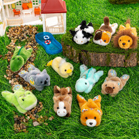 Boneka Kelinci Plushie Seri Pesta Berumbai Ukuran Genggaman Tangan, Bahan Polyester PP Cotton, Beraroma, Hadiah Boneka Tidur, Impor