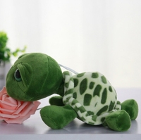 Peluche tortue aux grands yeux mignons en gros, cadeau en peluche ultra douce avec rembourrage en coton PP et polyester