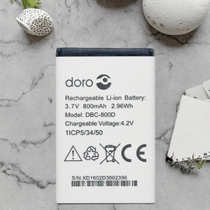 <span class=keywords><strong>Batterie</strong></span> de téléphone portable rechargeable au lithium-ion pour <span class=keywords><strong>Doro</strong></span> DBC-800D 3.7V 800mAh 2.96Wh 6021 6030 en stock - Product Image 3