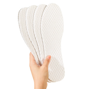 Disposable Wood Pulp Insoles 10 Pairs Ultra Thin Breathable Sweat Absorbent Deodorizing Cuttable For Men Women Adult Shoes - Product Image 3