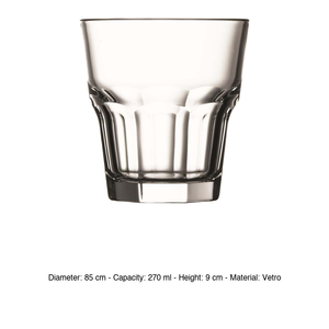 Vaso de Vidrio Templado Casablanca 27 cl Pasabahce H 9 cm Ø 8.5 cm - Product Image 3