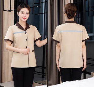 Uniforme da Lavoro Personalizzata con Logo <span class=keywords><strong>per</strong></span> Personale Alberghiero, Pulizie, Governante, Assistente Personale, <span class=keywords><strong>per</strong></span> Uomini e Donne - Product Image 3