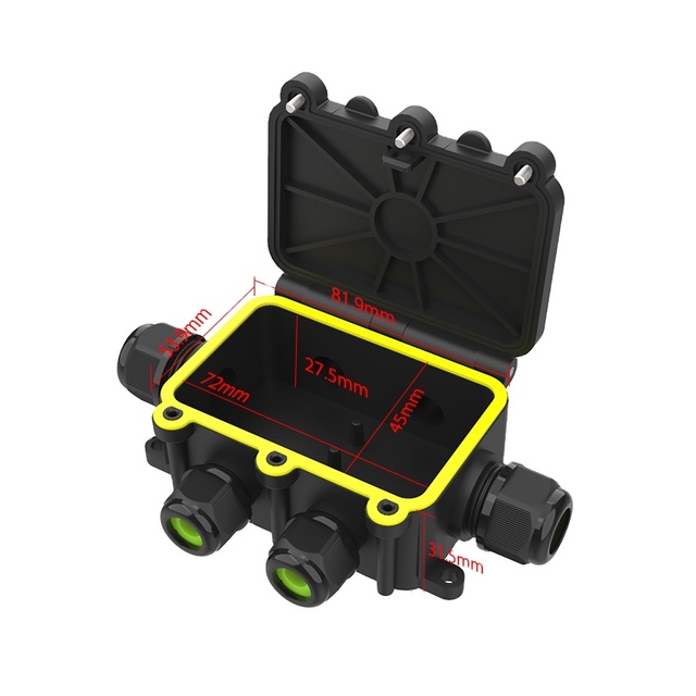 E-Weichat Factory Retail Customized High-Quality Nylon PA66 Underwater Ip68 Waterproof Junction Box