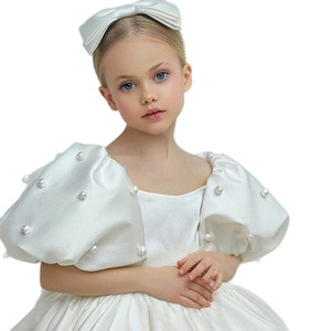 Vestido <span class=keywords><strong>de</strong></span> Princesa con Mangas Abullonadas y Adornos <span class=keywords><strong>de</strong></span> Perlas <span class=keywords><strong>para</strong></span> Niñas, Ideal <span class=keywords><strong>para</strong></span> Bodas, Fiestas <span class=keywords><strong>de</strong></span> Cumpleaños y Recitales <span class=keywords><strong>de</strong></span> Piano - Product Image 5